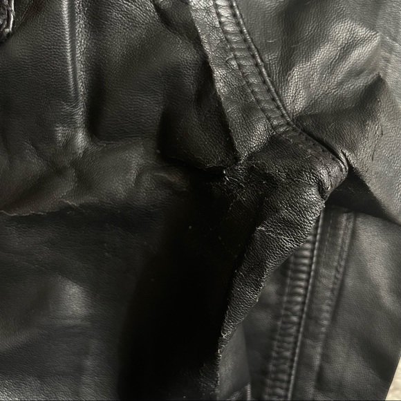 Mother Faux Leather Pants - Picture 6 of 6